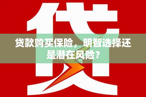 贵溪贷款购买保险，明智选择还是潜在风险？