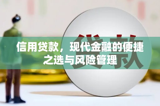全南信用贷款，现代金融的便捷之选与风险管理