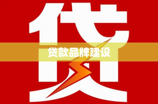 扶绥贷款品牌建设