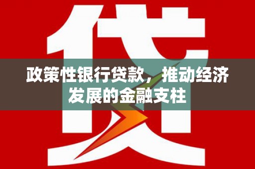 凤凰政策性银行贷款，推动经济发展的金融支柱
