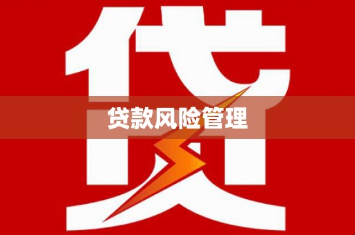 绥阳贷款风险管理
