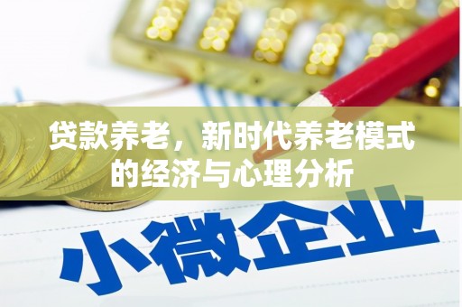 务川贷款养老，新时代养老模式的经济与心理分析