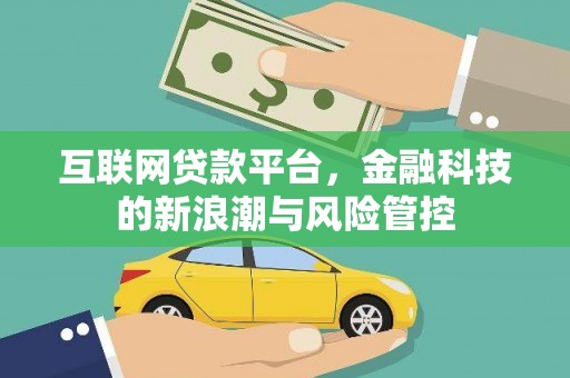顺城互联网贷款平台，金融科技的新浪潮与风险管控