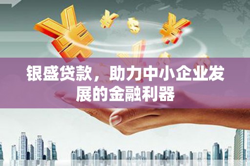 庄浪银盛贷款，助力中小企业发展的金融利器
