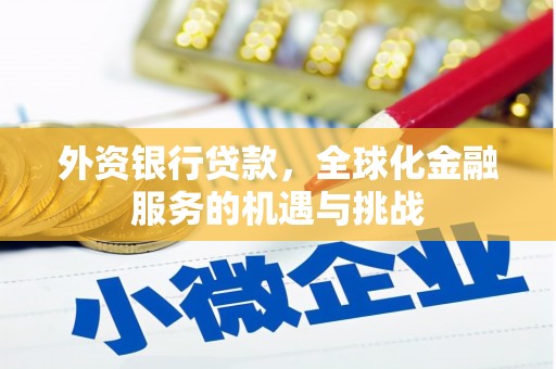 安仁外资银行贷款，全球化金融服务的机遇与挑战