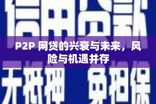 汤原P2P 网贷的兴衰与未来，风险与机遇并存