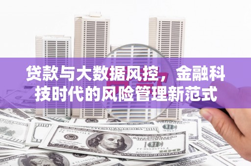 林周贷款与大数据风控，金融科技时代的风险管理新范式