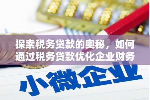 寿丰探索税务贷款的奥秘，如何通过税务贷款优化企业财务