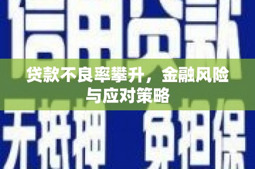 丰县贷款不良率攀升，金融风险与应对策略