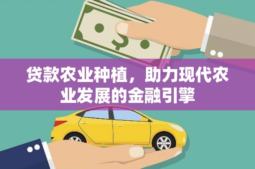 特克斯贷款农业种植，助力现代农业发展的金融引擎