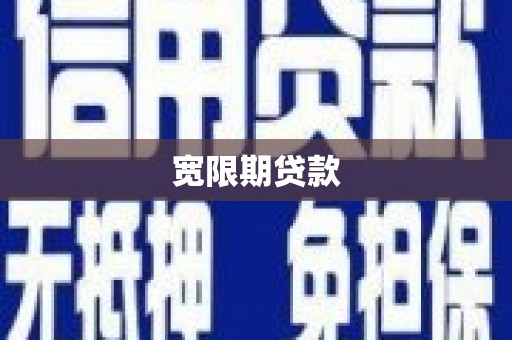 里港宽限期贷款