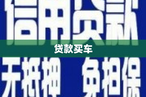 共和贷款买车