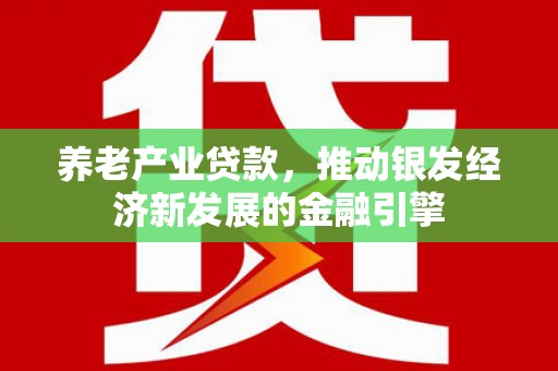 枋山养老产业贷款，推动银发经济新发展的金融引擎