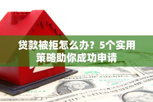 桃山贷款被拒怎么办？5个实用策略助你成功申请