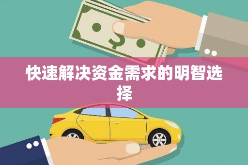 镇安快速解决资金需求的明智选择